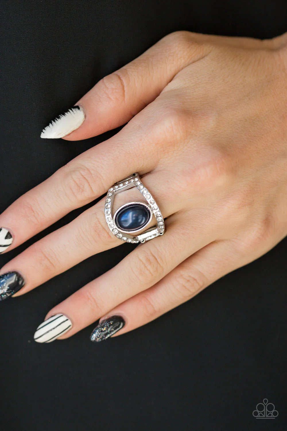 Radiating Riches - Blue Ring - Paparazzi