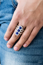 Load image into Gallery viewer, Rio Trio - Blue Ring - Paparazzi
