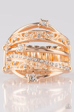 Load image into Gallery viewer, Making The World Sparkle - Rose Gold Ring - Paparazzi