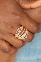 Load image into Gallery viewer, Making The World Sparkle - Rose Gold Ring - Paparazzi