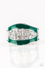 Load image into Gallery viewer, Trending Treasure - Green Ring - Paparazzi