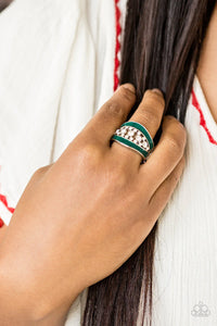 Trending Treasure - Green Ring - Paparazzi