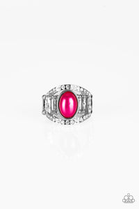 Radiating Riches - Pink Ring - Paparazzi