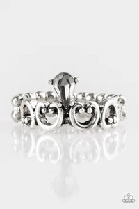 Twinkling Tiaras - Silver Ring - Paparazzi