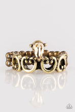 Load image into Gallery viewer, Twinkling Tiaras - Brass Ring - Paparazzi