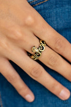 Load image into Gallery viewer, Twinkling Tiaras - Brass Ring - Paparazzi