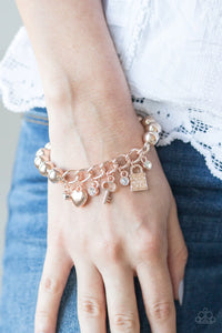 Feelin Flirtatious - Rose Gold Bracelet - Paparazzi