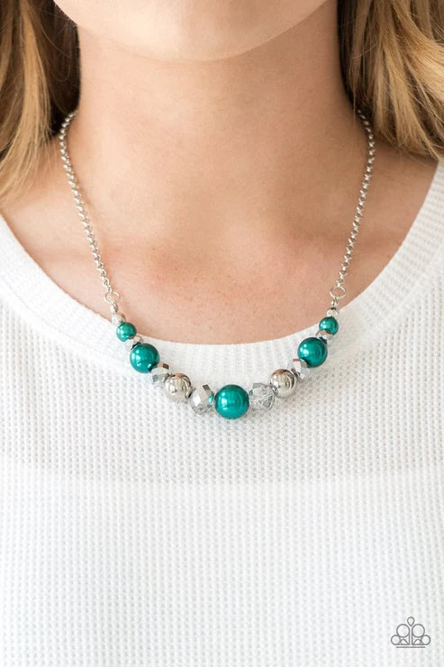 The Big-Leaguer - Green Necklace - Paparazzi