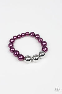 All Dressed UPTOWN - Purple Bracelet - Paparazzi