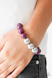 All Dressed UPTOWN - Purple Bracelet - Paparazzi