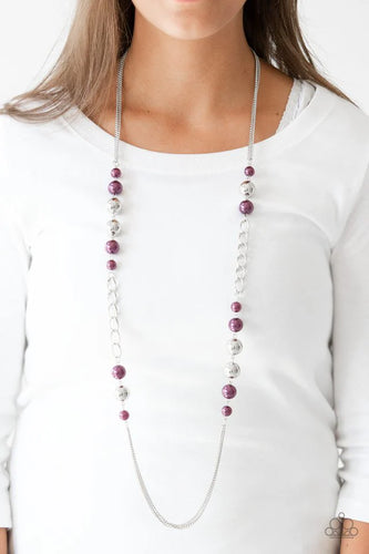 Uptown Talker - Purple Necklace - Paparazzi