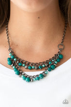 Load image into Gallery viewer, Watch Me Now - Green Necklace - Paparazzi