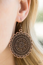 Load image into Gallery viewer, Be SOL Bold - Copper Earrings - Paparazzi