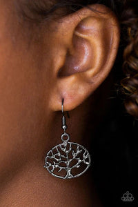 Dream TREEHOUSE - Black Earrings - Paparazzi