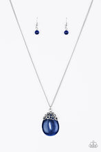 Load image into Gallery viewer, Nightcap and Gown - Blue Necklace - Paparazzi