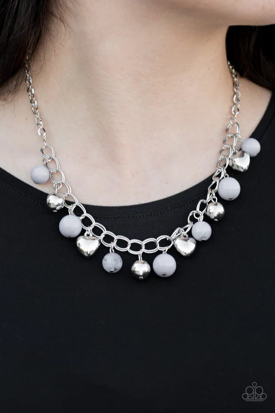 Summer Fling - Silver Necklace - Paparazzi