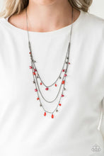 Load image into Gallery viewer, Pebble Beach Beauty - Red Necklace - Paparazzi