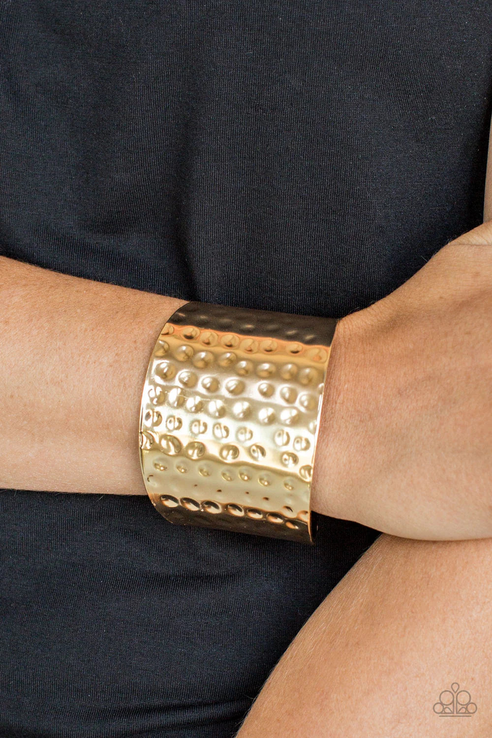 Wonderfully Wonder Woman - Gold Bracelet - Paparazzi