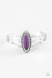 Desert Sage - Purple Bracelet - Paparazzi