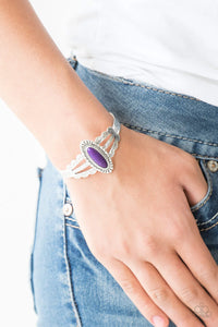 Desert Sage - Purple Bracelet - Paparazzi