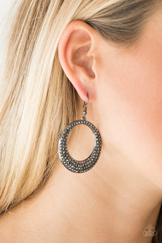 Very Victorious - Black Earrings - Paparazzi