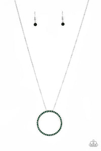 Center Of Attention - Green Necklace - Paparazzi