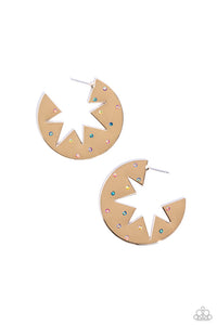 Starry Sensation - Gold Earrings - Paparazzi