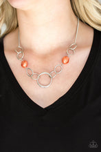 Load image into Gallery viewer, Lead Role - Orange Necklace - Paparazzi