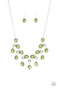 Queen Of The Gala - Green Necklace - Paparazzi