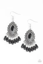 Load image into Gallery viewer, Private Villa - Black Earrings - Paparazzi