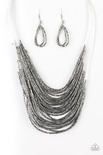 Load image into Gallery viewer, Catwalk Queen - Black Gunmetal Necklace - Paparazzi