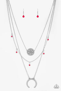 Lunar Lotus - Pink Necklace - Paparazzi