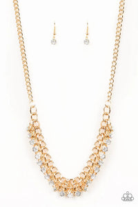 Glow and Grind - Gold Necklace - Paparazzi