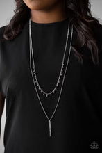 Load image into Gallery viewer, Keep Your Eye On The Pendulum - Silver Necklace - Paparazzi