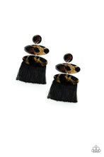 Load image into Gallery viewer, No One Likes A Cheetah - Black Earrings - Paparazzi