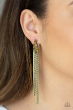 Load image into Gallery viewer, Radio Waves - Brass Earrings - Paparazzi