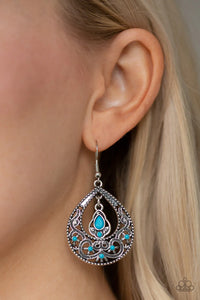 All-Girl Glow - Blue Earrings - Paparazzi