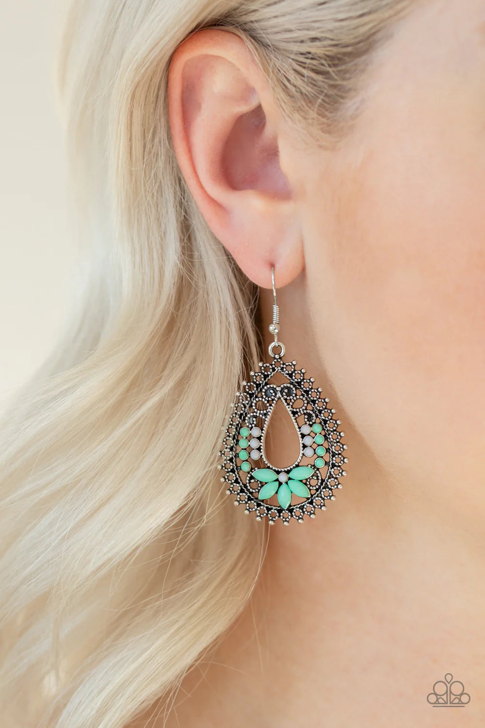 Atta-GALA - Green Earrings - Paparazzi