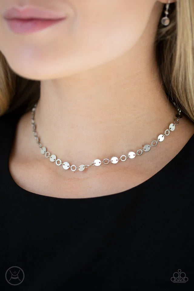 Inner SPOTLIGHT - Silver Choker Necklace - Paparazzi