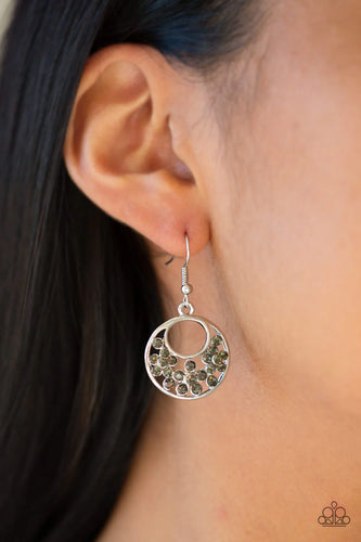 Sugary Shine - Silver Earrings - Paparazzi