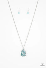 Load image into Gallery viewer, Gleaming Gardens - Blue Necklace - Paparazzi