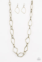 Load image into Gallery viewer, Attitude Adjustment - Brass Necklace - Paparazzi