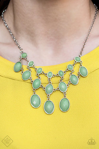 Mermaid Marmalade - Green Necklace - Paparazzi