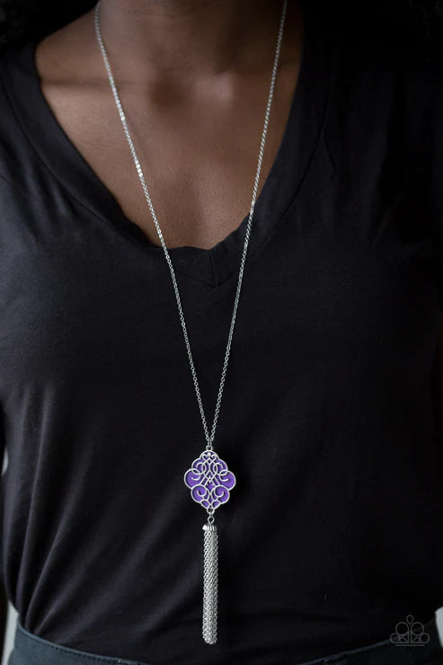 Malibu Mandala - Purple Necklace - Paparazzi