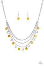 Load image into Gallery viewer, Beach Flavor - Yellow Necklace - Paparazzi