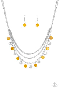 Beach Flavor - Yellow Necklace - Paparazzi