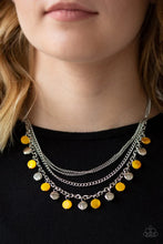 Load image into Gallery viewer, Beach Flavor - Yellow Necklace - Paparazzi