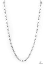 Load image into Gallery viewer, Boxed In - Silver Necklace - Paparazzi