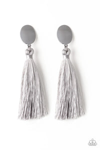 Va Va PLUME - Silver Earrings - Paparazzi