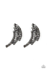 Wing Bling - Silver Earrings - Paparazzi